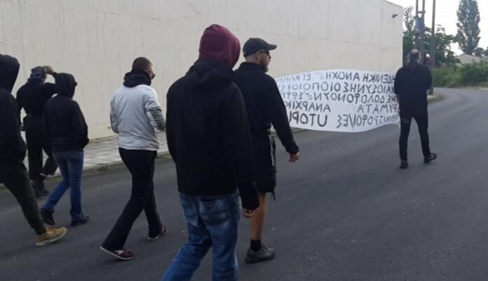 Διαμαρτυρία αναρχικών στις φυλακές Κορυδαλλού!