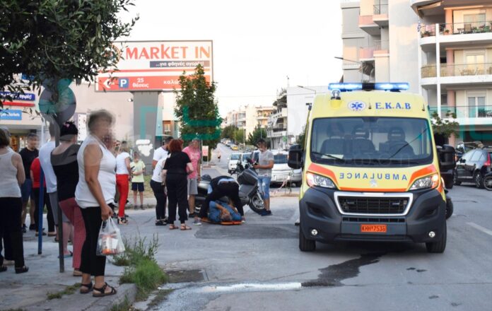 Τροχαίο με τραυματισμό δικυκλιστή στην Παρασκευοπούλου