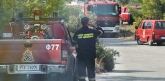 Κρήτη: Φωτιά στο Πλατάνι, μεταξύ Χανίων-Ρεθύμνου -Περιορισμένη η ορατότητα των οδηγών από τους καπνούς