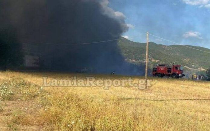 Συναγερμός στην Πυροσβεστική για φωτιά στο Παλιούρι Φθιώτιδας
