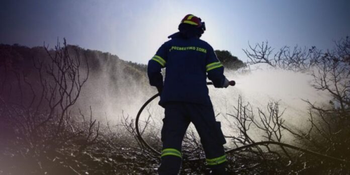 Χανιά: Φωτιά κοντά στην Εθνική κινητοποίησε πυροσβεστική και αστυνομία