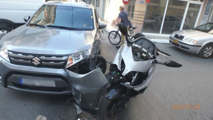 Ένα ακόμη τροχαίο με τραυματισμό στην Κοραή με Γ. Καρτάλη