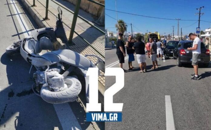 Ρόδος: Παραβίασε το STOP και κατέληξε στο νοσοκομείο