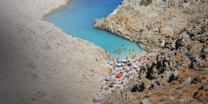 Ελαφρά τραυματίστηκε η τουρίστρια που έπεσε από τα βράχια στο Σεϊτάν Λιμάνι