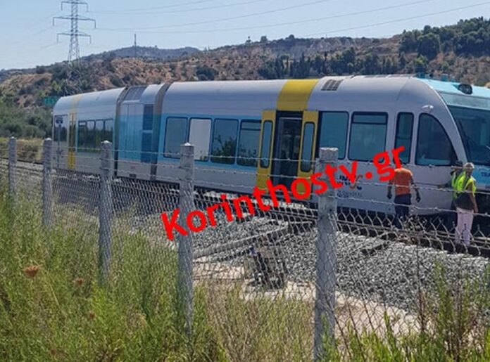 Eκτροχιασμός συρμών του Προαστιακού πριν το Ξυλόκαστρο (ΦΩΤΟ)