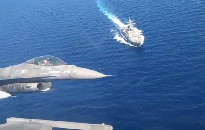 Κοινή αεροναυτική άσκηση Ελλάδας – ΗΠΑ νότια της Κρήτης – Μήνυμα στην Τουρκία