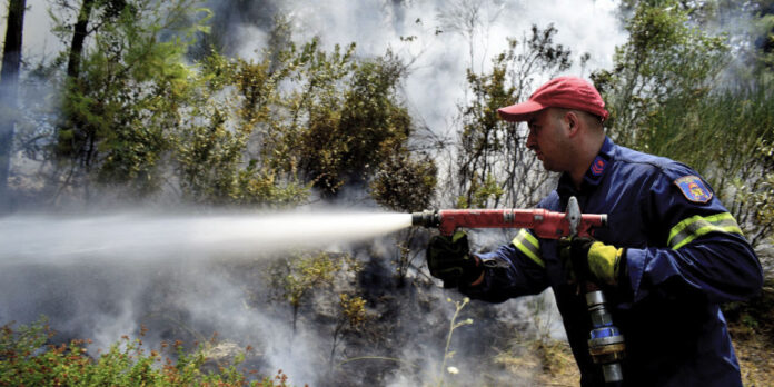 Φωτιά σε δασική έκταση στα Κύθηρα