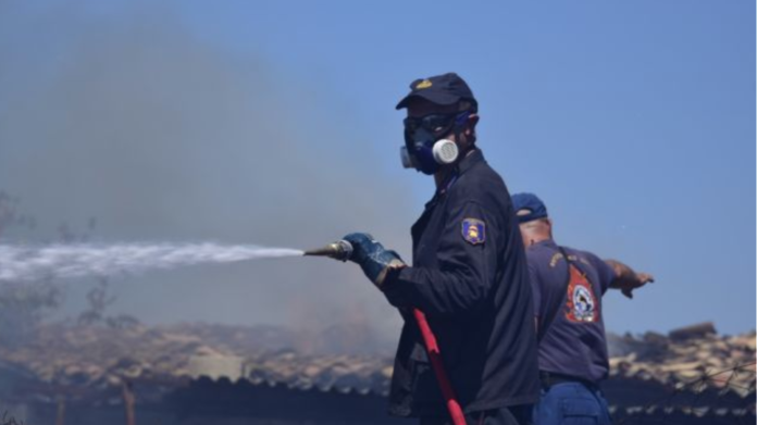 Φωτιά τώρα στον Χανδρινό Μεσσηνίας