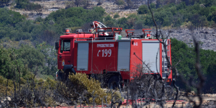 Φωτιά στην Τζια -Στην περιοχή Πήσσες