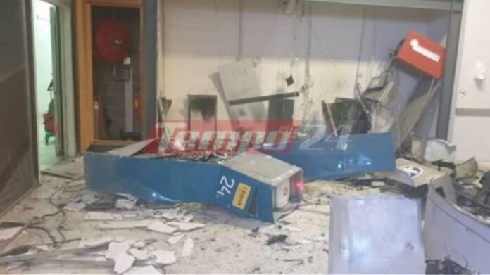 Πάτρα: «Άρωμα» τρομοκρατίας πίσω από την ανατίναξη των τριών ΑΤΜ ; Πέντε και με καλάσνικοφ οι δράστες