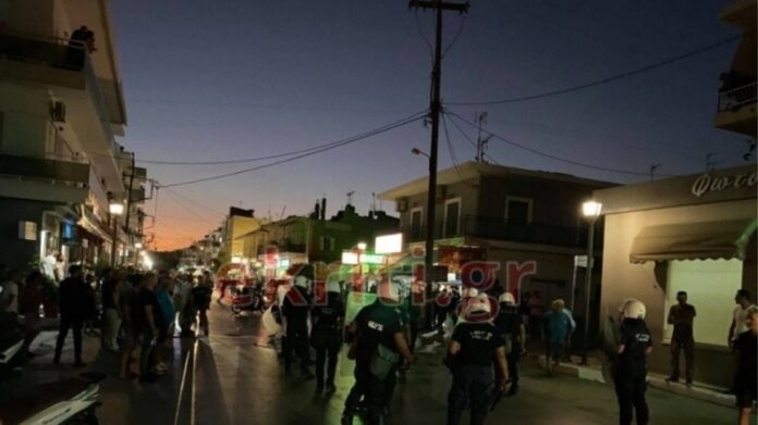 Εκρηκτικό το κλίμα στο Τυμπάκι: Πετροπόλεμος και χημικά