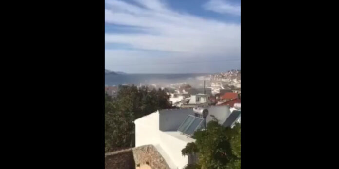 Βίντεο-σοκ από τον σεισμό στη Σάμο: Η στιγμή που τα 6,7 Ρίχτερ «χτυπούν» το νησί