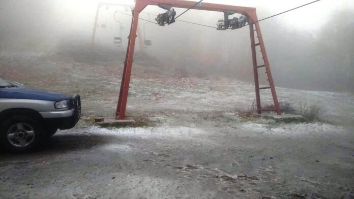 Πρώτο χιόνι στο Πήλιο