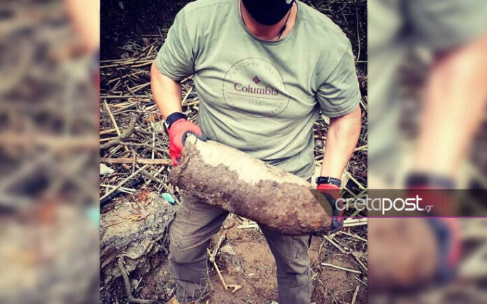 Η κακοκαιρία στην Κρήτη ξέθαψε πυρομαχικά του Β’ Παγκοσμίου