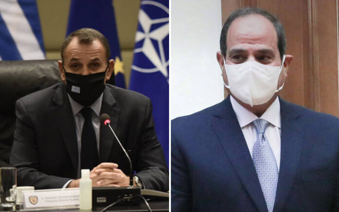 Θερμή συνάντηση Αλ Σίσι – Παναγιωτόπουλου στο Κάιρο