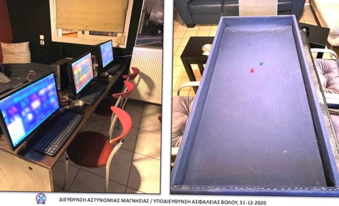 Μίνι “καζίνο” σε διαμέρισμα του Βόλου – Πέντε συλλήψεις σε έφοδο της Αστυνομίας