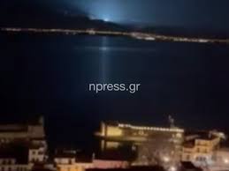 Ορατή από τη Ναύπακτο βραδινή έκρηξη στην Πάτρα- (VIDEO)