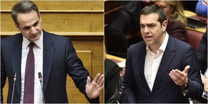 O Μητσοτάκης καλεί τον Τσίπρα στη Βουλή: Να απαντήσει αν συμφωνεί με το #νδ παιδεραστές