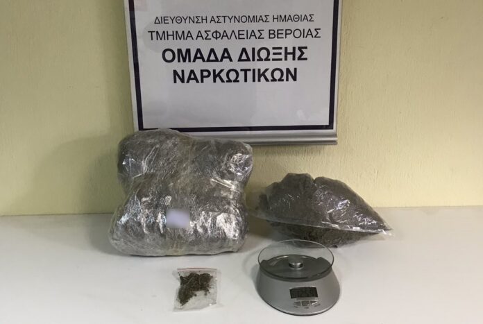 Ημαθία: Χειροπέδες σε διακινητή ναρκωτικών – Έκρυβε ναρκωτικά στην κεραμοσκεπή (φωτο)