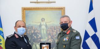 ΓΕΕΘΑ: Συνάντηση Φλώρου με τον αρχηγό της Πολεμικής Αεροπορίας της Αιγύπτου