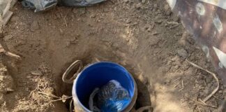 Θεσσαλονίκη: Η “μύτη” του Άτλα ξέθαψε ναρκωτικά που ήταν κρυμμένα σε βαρέλι στο έδαφος (φωτό-video)