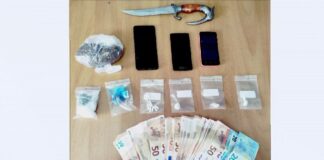 Λαμία: Κοκαΐνη, χασισόδεντρα και σπαθί στο σπίτι ζευγαριού