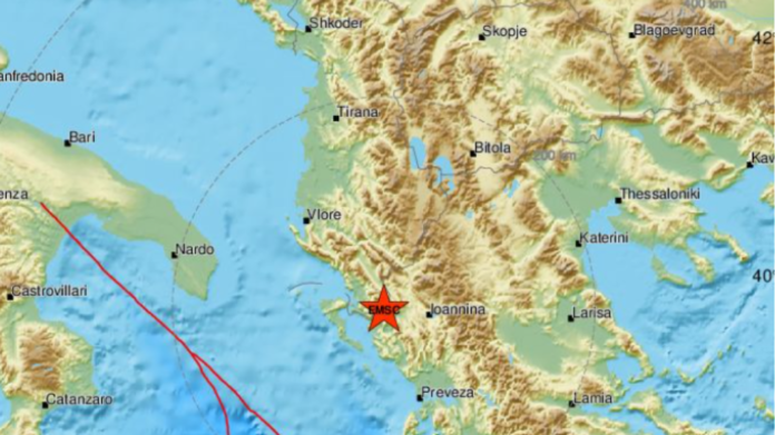 Σεισμός τώρα 4,1 Ρίχτερ στις Φιλιάτες Θεσπρωτίας, κοντά στην Ηγουμενίτσα