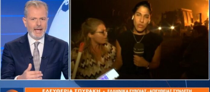 Φωτιά Εύβοια: Κάτοικος έδιωξε δημοσιογράφο με φτυάρι – «Εδώ είναι ιδιωτικός χώρος» (Video)