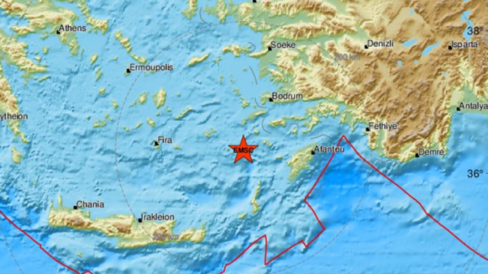 Σεισμός τώρα 3,6 Ρίχτερ στη Νίσυρο