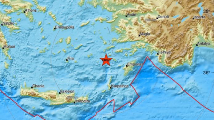 Ασθενής σεισμική δόνηση 3,1 Ρίχτερ στη Νίσυρο