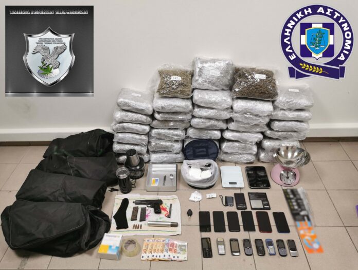 Θεσσαλονίκη: Συνελήφθη “κεφάλι” κυκλώματος διακίνησης μεγάλων ποσοτήτων ναρκωτικών (φωτο)
