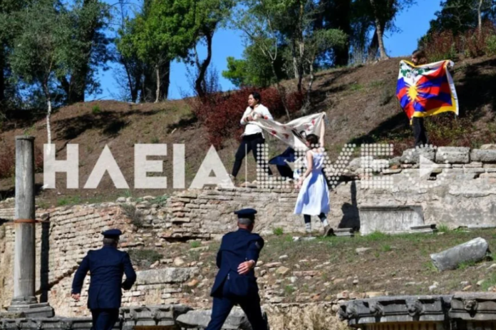Θιβετιανοί αυτονομιστές μπήκαν στον ναό της Ήρας κατά την αφή της Ολυμπιακής Φλόγας