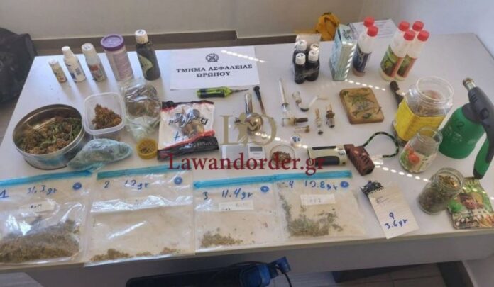 Σύλληψη για διακίνηση ναρκωτικών στον Ωρωπό – Τα βαζάκια και τα «ορφανά» κλειδιά (εικόνες)