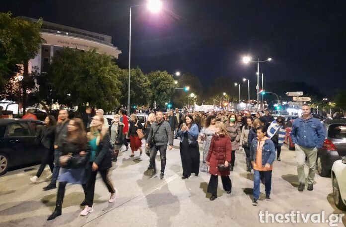 Πορεία αντιεμβολιαστών στο κέντρο της Θεσσαλονίκης – (VIDEO-ΦΩΤΟ)