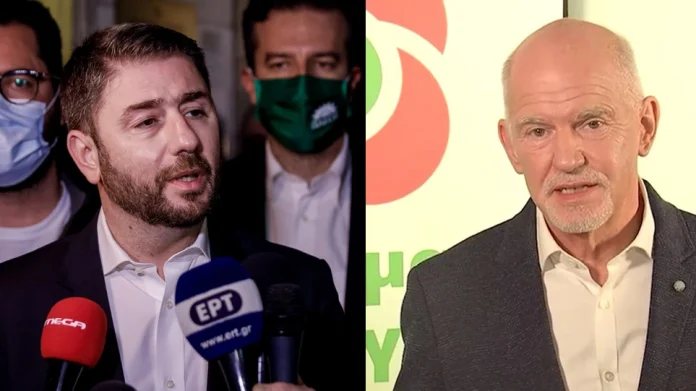 Ανδρουλάκης και Παπανδρέου θα διεκδικήσουν την αρχηγία του ΚΙΝΑΛ στο β’ γύρο