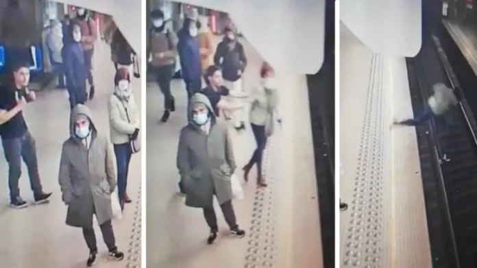 Βέλγιο: Συνελήφθη άνδρας που έσπρωξε γυναίκα στις γραμμές του μετρό – Δείτε βίντεο