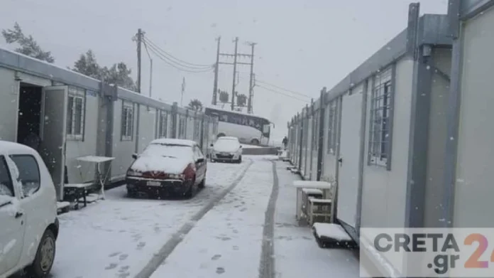 Κακοκαιρία «Ελπίς» – Αρκαλοχώρι: Χωρίς θέρμανση οι σεισμόπληκτοι – Έκκληση για βοήθεια