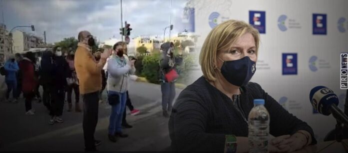 «Παραιτήσου»: Νέες άγριες αποδοκιμασίες κατά της Μ.Γκάγκα σε νοσοκομείο της Πάτρας (VIDEO)