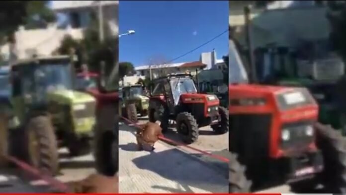 Έβγαλαν στους δρόμους τα τρακτέρ οι αγρότες στη Θράκη (video)