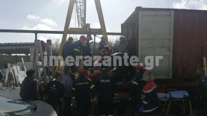 Τραγωδία στη Ζάκυνθο: Εργάτες καταπλακώθηκαν από μάρμαρα σε επιχείρηση, νεκρός ο ένας εξ αυτών