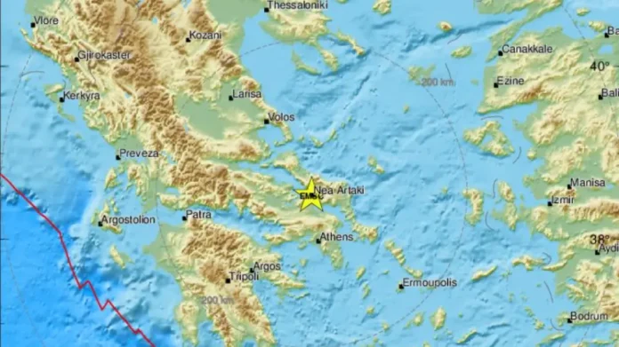 Σεισμός τώρα 3,2 Ρίχτερ στη Χαλκίδα