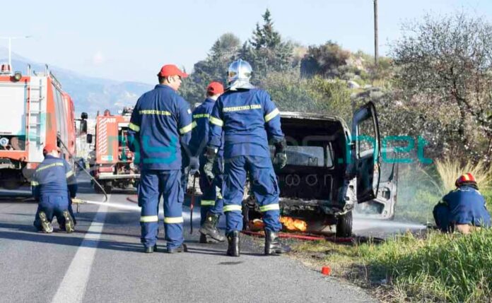 Βόλος: Φωτιά κατέστρεψε βανάκι κοντά στον κόμβο ΒΙΠΕ – (VIDEO-ΦΩΤΟ)