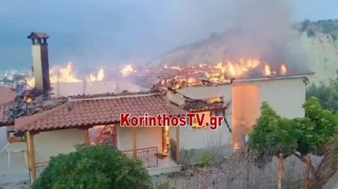 Κάηκε ολοσχερώς σπίτι στο Ξυλόκαστρο