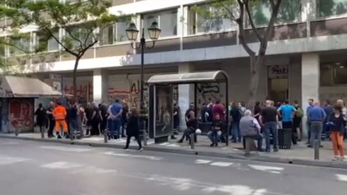 Συγκέντρωση διαμαρτυρίας από εργαζομένους της ΣΤΑΣΥ