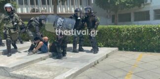 Νεολαία ΣΥΡΙΖΑ: Εικόνες άγριας καταστολής και τρομοκρατίας στο ΑΠΘ