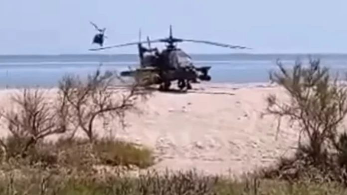 Επισκευάστηκε κι επέστρεψε στη βάση του, στη Μαγνησία, το ελικόπτερο Apache