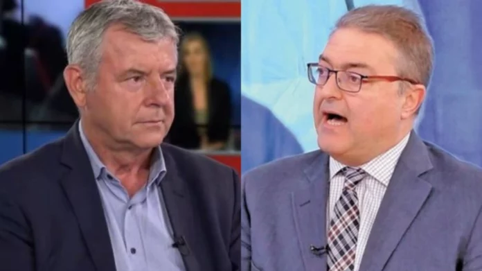 Χαμός στον «αέρα» ανάμεσα σε Γιαννακό και Βασιλακόπουλο – «Έχετε τον κάφρο κάθε φορά στα κανάλια»-(VIDEO)