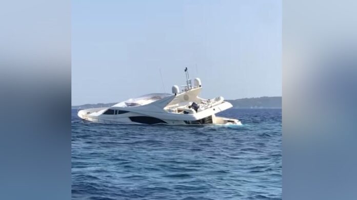Ναυτικό ατύχημα στους Παξούς: Σκάφος προσάραξε σε ξέρα-(VIDEO)