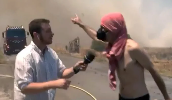 Φωτιά στο Σχηματάρι: «Οι μόνοι που βοήθησαν ήταν οι Ινδοί, οι Αφγανοί και τα τσιγγανόπουλα»