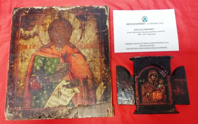 Θεσσαλονίκη: 56χρονη πουλούσε στο διαδίκτυο θρησκευτική εικόνα του 18ου αιώνα (φωτο)